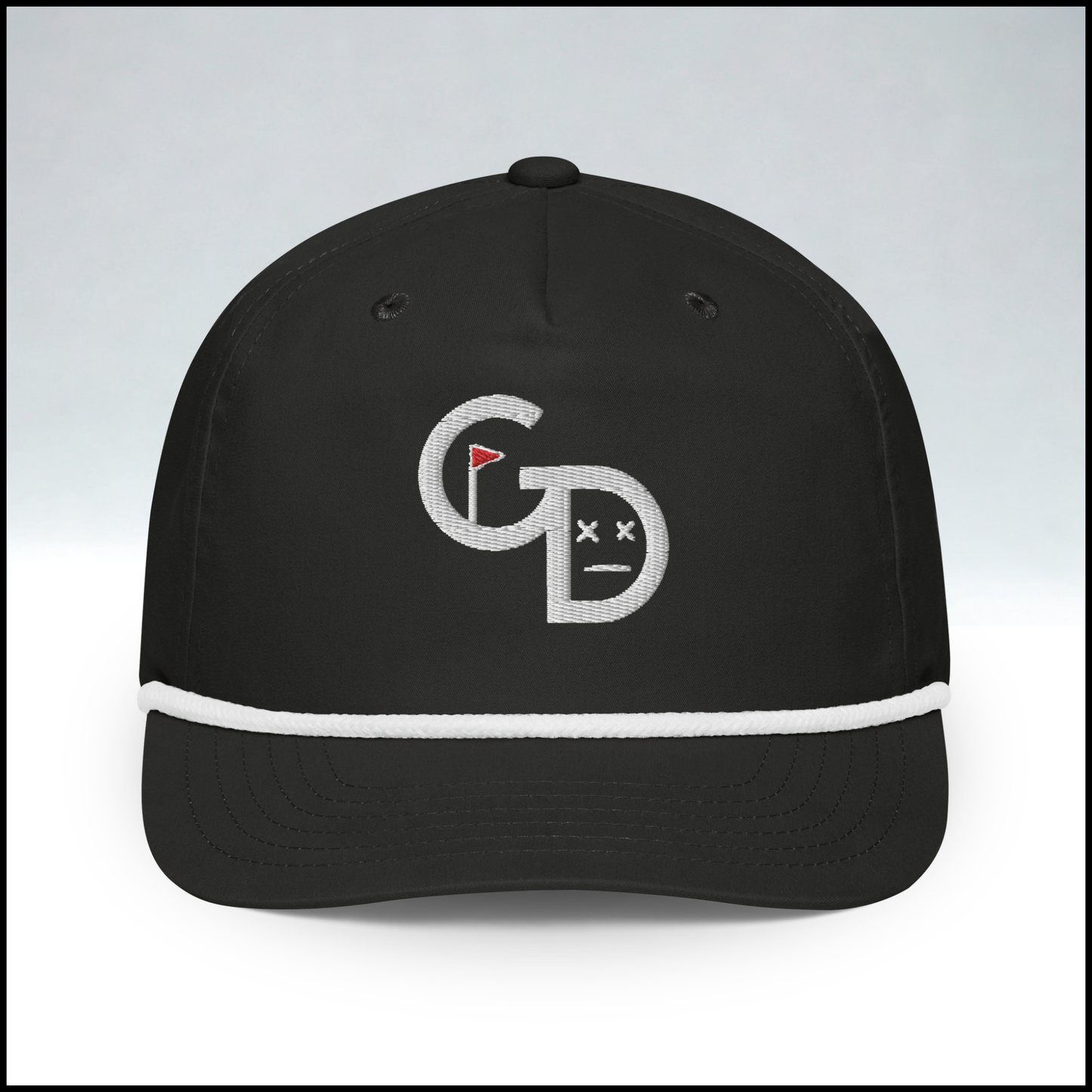 Golf or Die Vintage Snapback (Black)