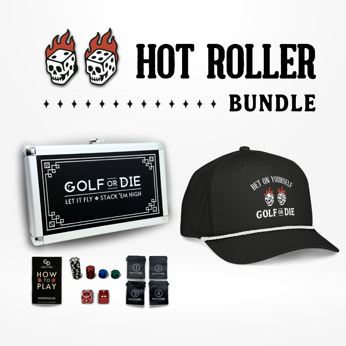 Game & Hat Combo Pack: Hot Roller (Black)