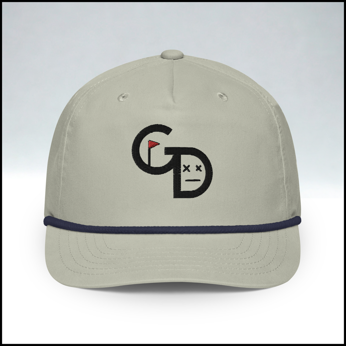 Golf or Die Vintage Snapback (Gray)