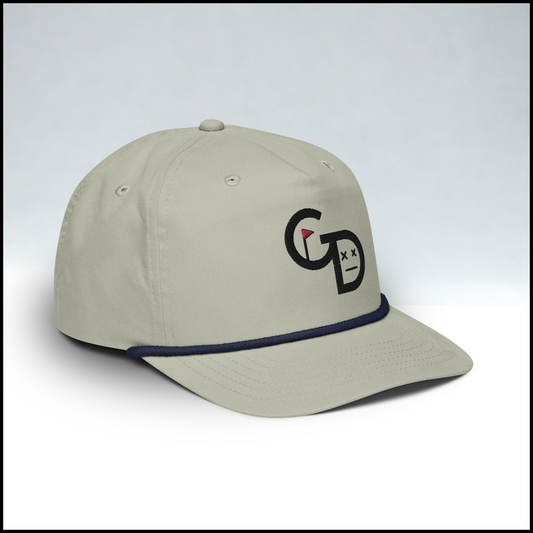 Golf or Die Vintage Snapback (Gray)