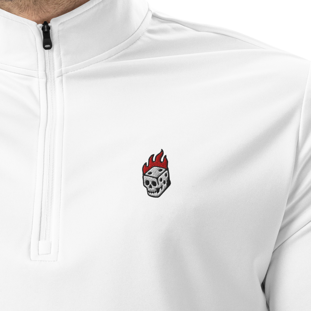 Flaming Dice Quarter Zip