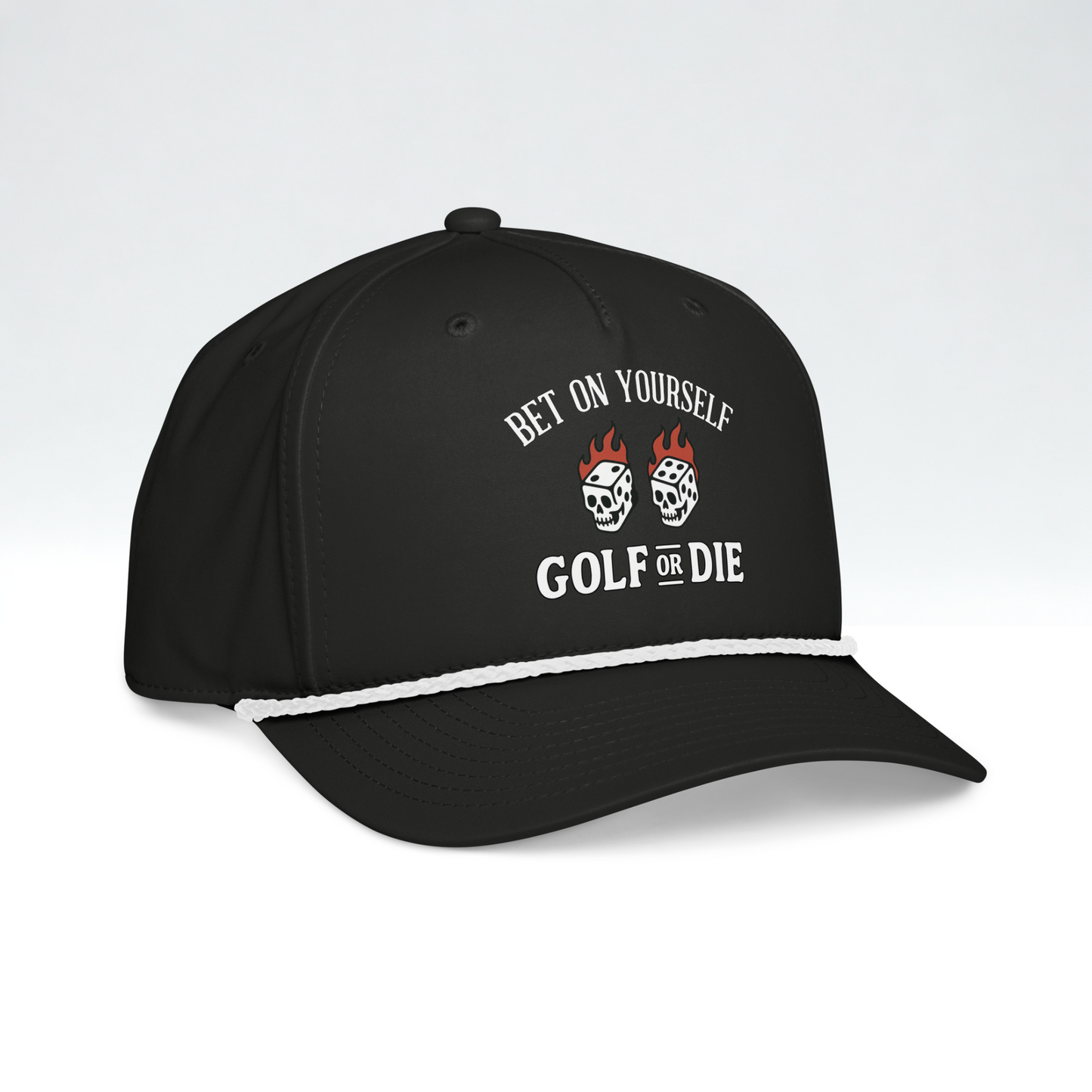 Flaming Dice Snapback (Black)