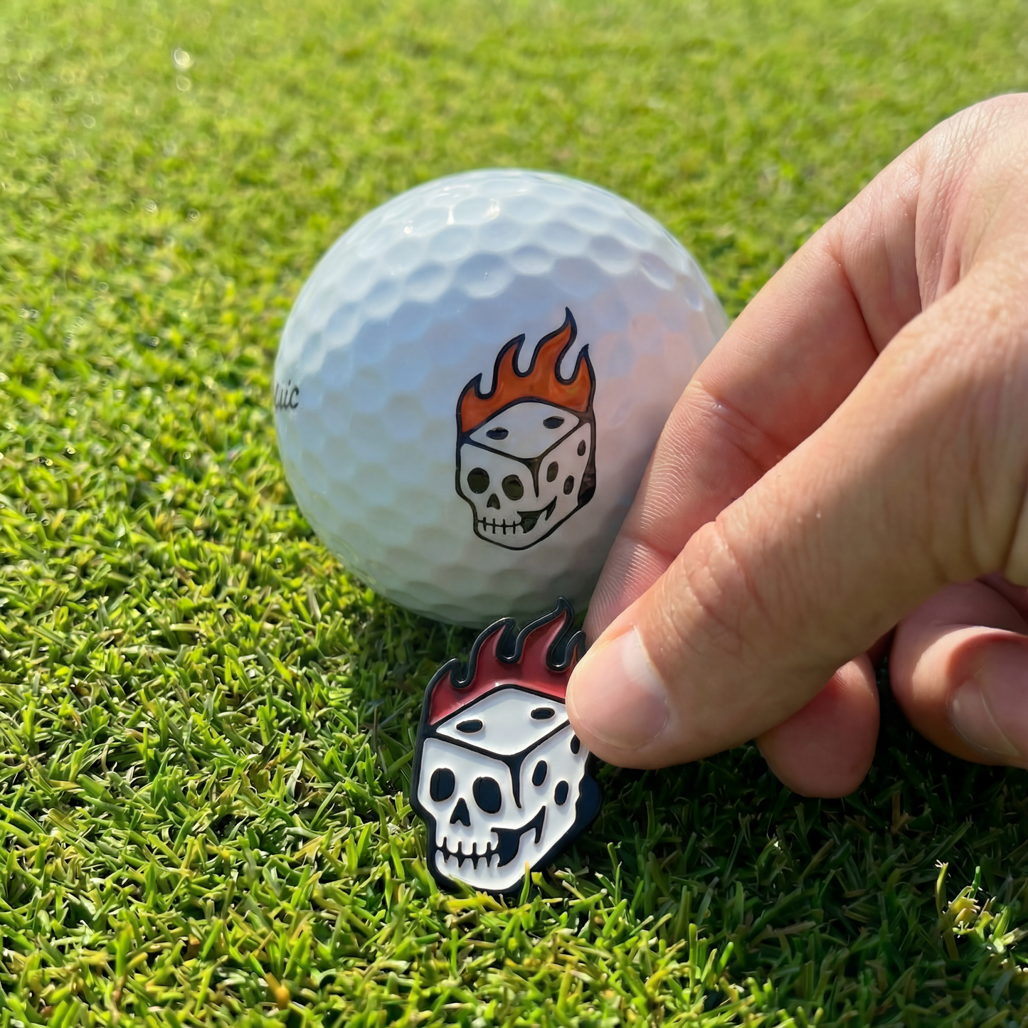 Flaming Dice Combo Pack (White)