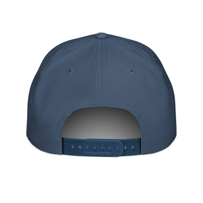 Flaming Dice Snapback (Navy)