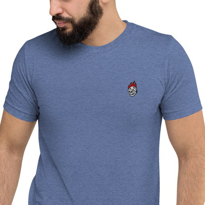 Flaming Dice Fitted Tee