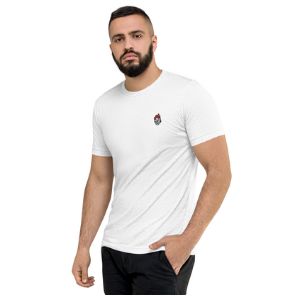 Flaming Dice Fitted Tee