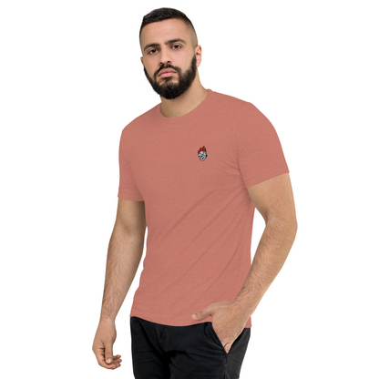Flaming Dice Fitted Tee