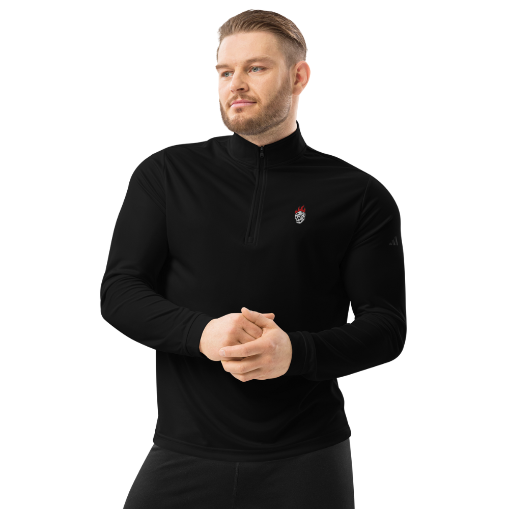 Flaming Dice Quarter Zip