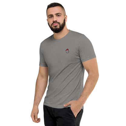 Flaming Dice Fitted Tee