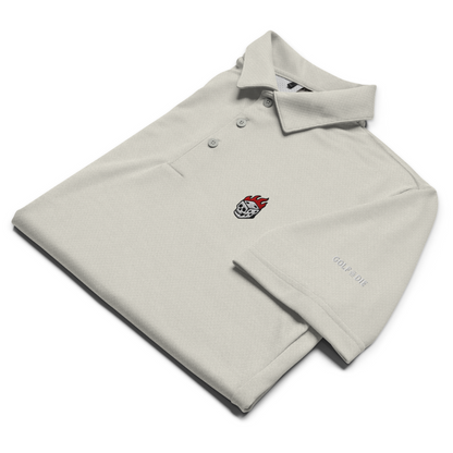 Flaming Dice Fitted Polo
