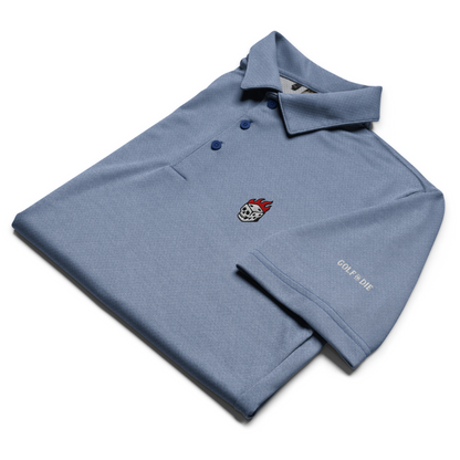 Flaming Dice Fitted Polo