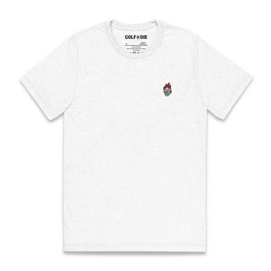 Flaming Dice Fitted Tee