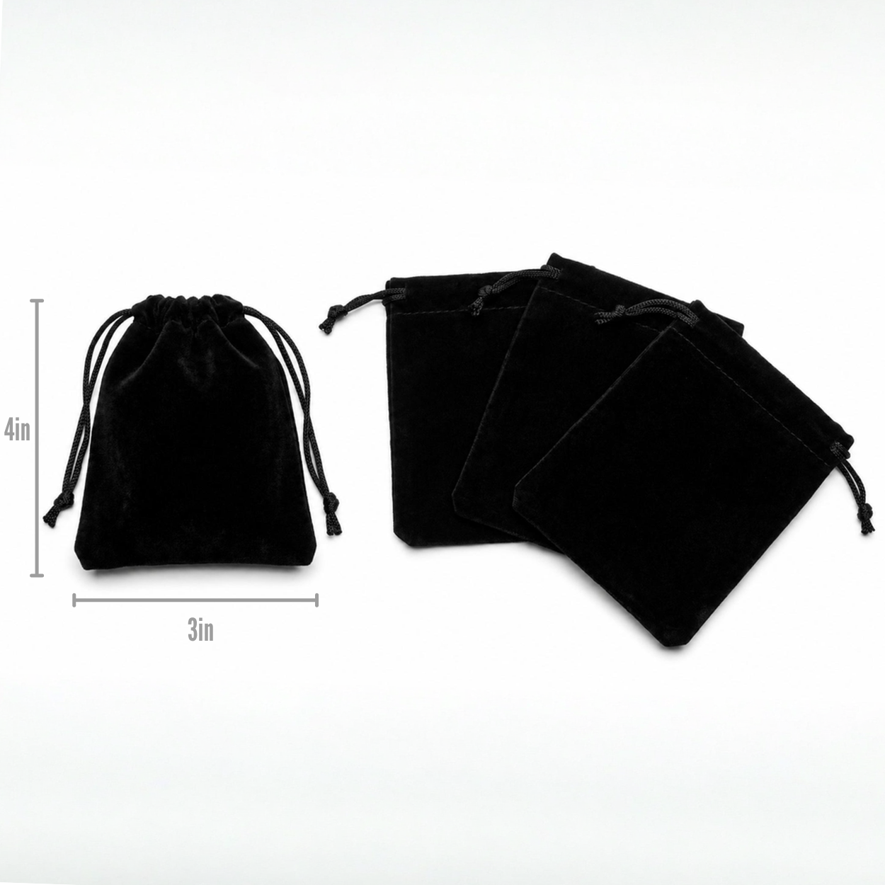 Poker Chip Pouches (Set of 4)