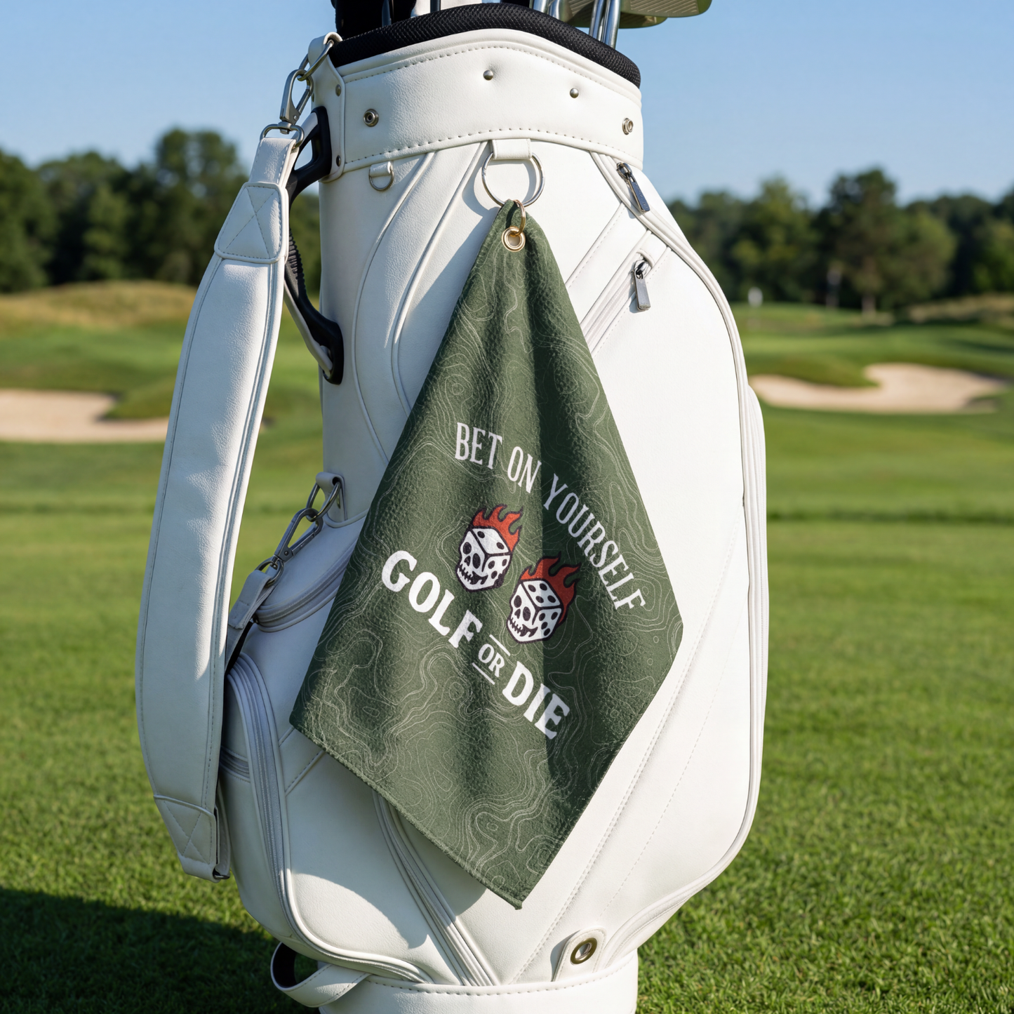 The Gambler's Golf Towel (Augusta Green)