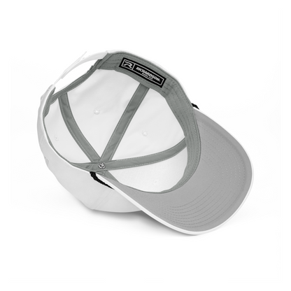 Flaming Dice Snapback (White)