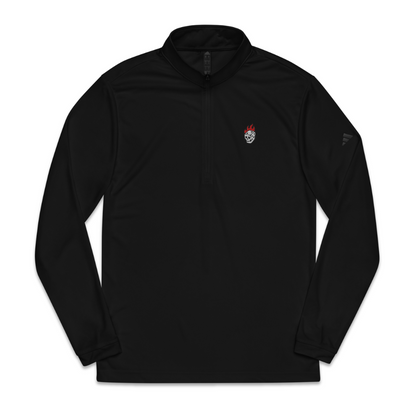 Flaming Dice Quarter Zip