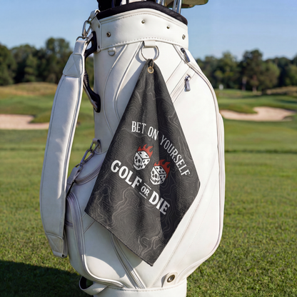 The Gambler's Golf Towel (Anthracite)