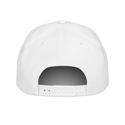 Flaming Dice Snapback (White)