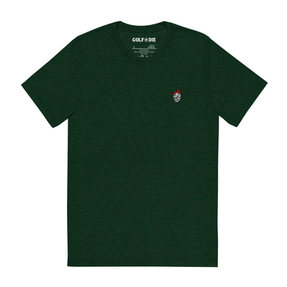 Flaming Dice Fitted Tee