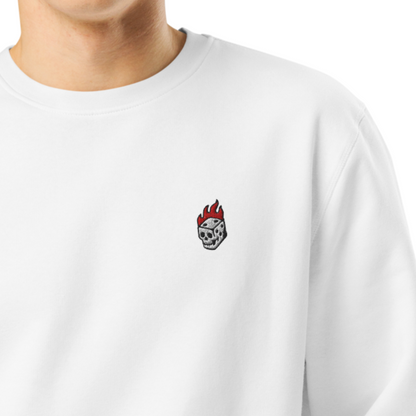 Flaming Dice Crewneck Sweatshirt