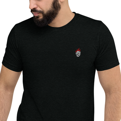 Flaming Dice Fitted Tee
