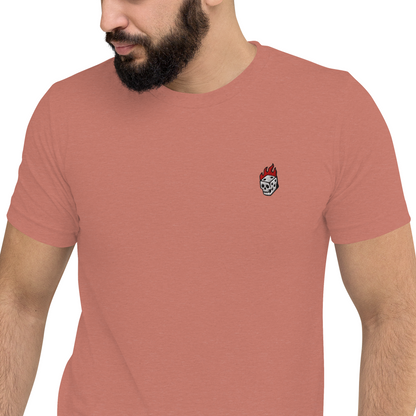 Flaming Dice Fitted Tee