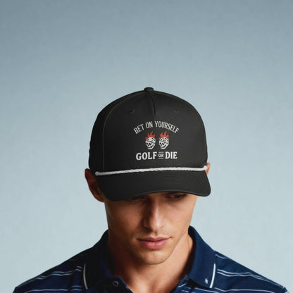 Flaming Dice Snapback (Black)